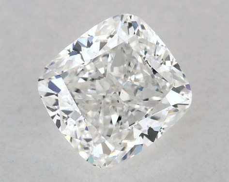 GIA 1.00 Carat F-VS2 Ideal Cut Cushion Modified Diamond